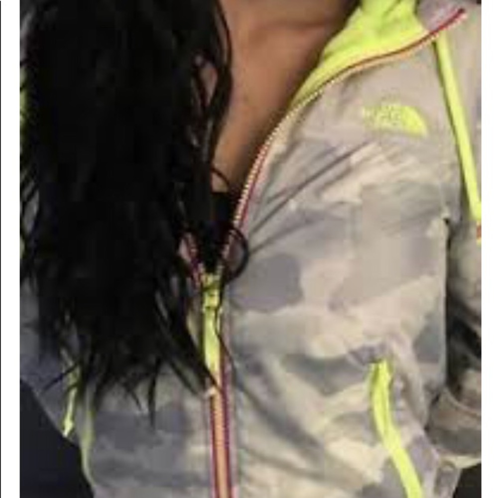 North face Camo Windbreaker